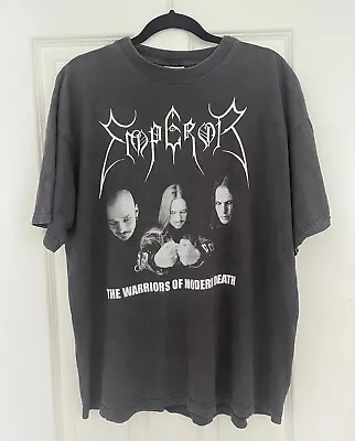 Buy Emperor IX Equilibrium XL T-Shirt Rare 1999 Warriors Of Modern Death Black Metal • 166.60£