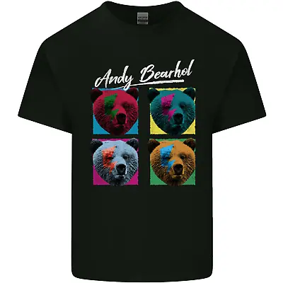 Buy Andy Bearhol Funny Panda Bear Parody Art Mens Cotton T-Shirt Tee Top • 10.75£