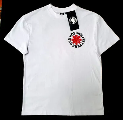 Buy RED HOT CHILLI PEPPERS (See Back) WH T-SHIRT SHORT SLEEVE BNWT PRIMARK LICENSED • 22.95£