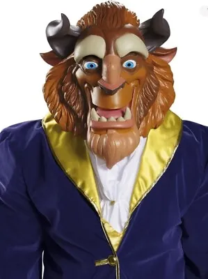 Buy Adult Deluxe Disney Beauty And The Beast Mask Costume Accessory Realistic • 43.37£