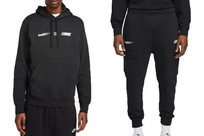 Buy Nike Black Mens Full Tracksuit 72 Standard Issue Logo Fleece Pullover • 64.99£