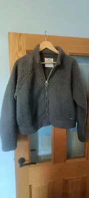 Buy Women's Hollister Teddy Fleece Shirt Jacket - Grey - Size Medium  • 4.50£