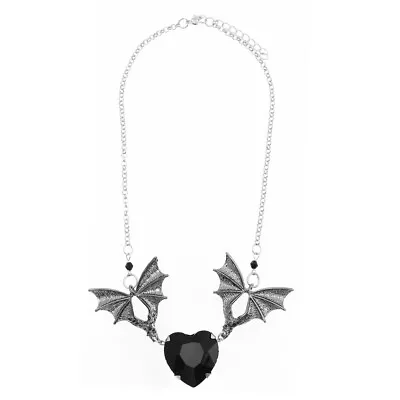 Buy  Gothic Style Pendant Jewelry Bat Crystal Necklace Personality • 8.68£