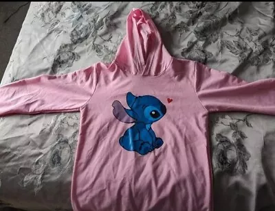Buy Childs Pink Stitch Disney Hoodie • 4£