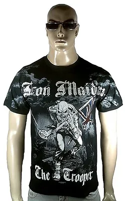 Buy Bravado Rock & Rebellion Official Iron Maiden The Trooper Star Wow T-SHIRT S/M • 34.80£