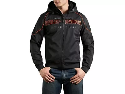 Buy Harley Davidson Mens Idyll Windproof Soft Shell Jacket 98163-21VM • 124.99£