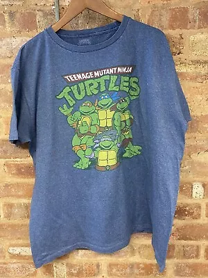 Buy Teenage Mutant Ninja Turtles T Shirt Blue XL Extra Large • 12.95£