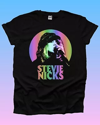 Buy Stevie Nicks Rock Hippy 70s 80s Love Music Men's Printed Woman Tshirt UK Seller  • 12.99£