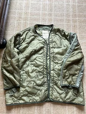 Buy Vintage US Army M65 Jacket Liner Vietnam War, Size Large • 0.99£