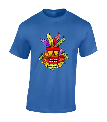 Buy Oga Booga Crash Mens T Shirt Retro Gamer Gaming Design Pc Ps2 Ps3 Ps4 Cool • 7.99£