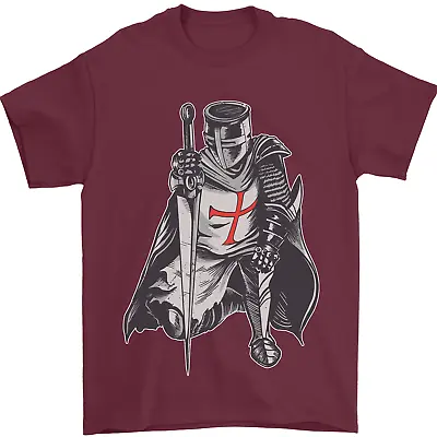Buy A Nights Templar St Georges Day England Mens T-Shirt 100% Cotton • 8.49£