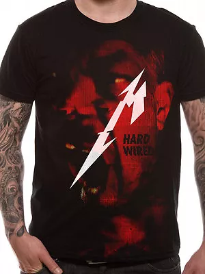 Buy METALLICA- HARDWIRED JUMBO PRINT COVER Official T Shirt Mens Licensed Merch New • 17.75£