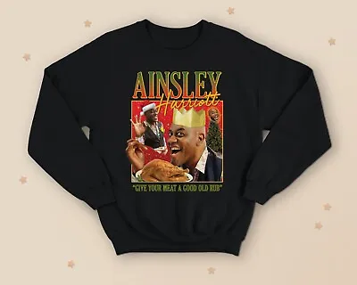 Buy Ainsley Harriott Christmas Jumper Sweater Funny Cooking TV Icon Legend Turkey • 23.99£