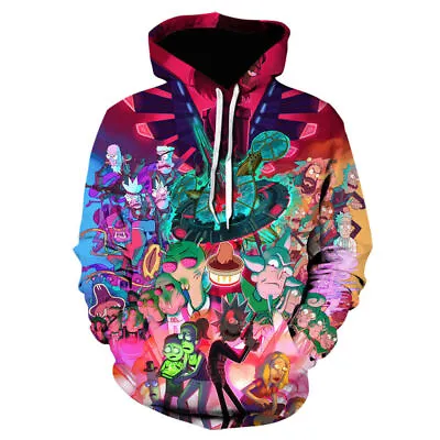 Buy Rick And Morty Hoodie 3D Printed Sweatshirt Hooded Pullover Jacket(  Asia Size ) • 20.99£