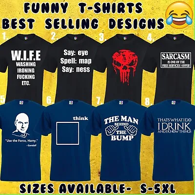Buy Funny Mens T Shirts Cool Gift Present Idea For Dad Husband Joke Top (d30) • 8.99£
