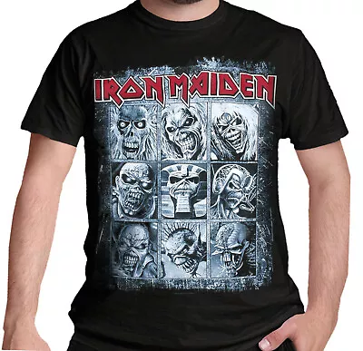 Buy Iron Maiden T Shirt Official Nine Eddies Logo Heavy Metal Band S-2XL New • 15.79£