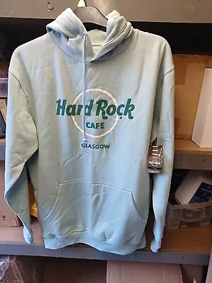 Buy Hard Rock Cafe Glasgow Green Hoodie Size XL New With Tags • 30£
