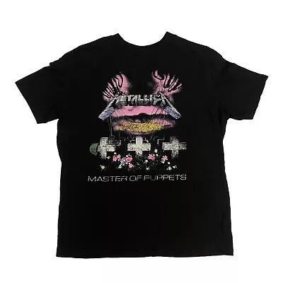 Buy Metallica T-Shirt Black Womens XS Relaxed Boyfriend Fit Cotton Rock Band Music • 15.99£