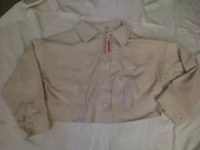 Buy Misspap Ladies Corduroy Beige Stone Jacket Size 14 (NEW) • 4.99£
