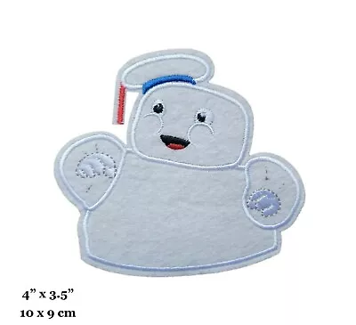 Buy Stay Puft Marshmallow Man Ghostbusters Classic Movie Embroidered Iron On Patch • 5.99£