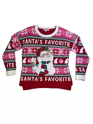 Buy Santa’s Favorite Grumpy Cat Ugly Christmas Sweater Size Large • 14.17£