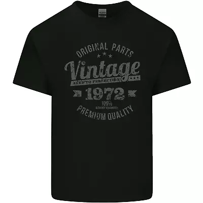 Buy Vintage Year 52nd Birthday 1972 Mens Cotton T-Shirt Tee Top • 10.98£