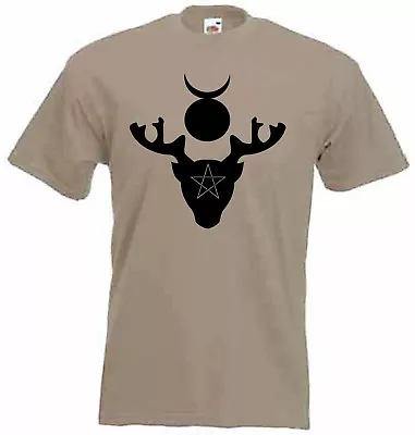 Buy HORNED GOD T-SHIRT - Pagan Wicca Witch Druid Wiccan - Choice Of 9 Colours • 14.95£