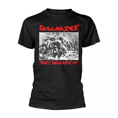 Buy DISCHARGE - THEY DECLARE IT - Size XXL - New T Shirt - J72z • 17.15£