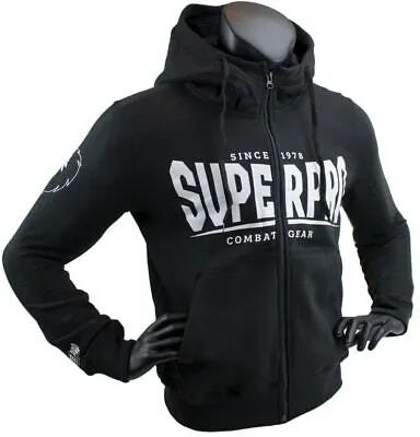 Buy Super Pro Hoody Mit Zipper S.P. Logo Schwarz/Weiß • 68.79£