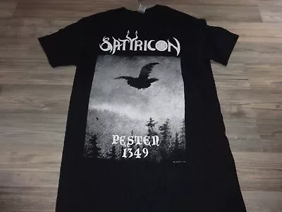 Buy Satyricon Pesten Shirt Black Metal Emperor Urfaust Horna Gildan L • 25.69£