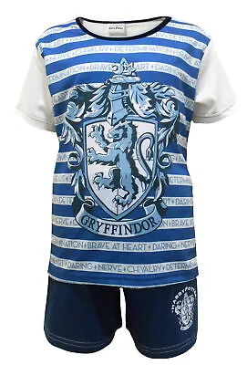 Buy Harry Potter Gryffindor Stripe Shorty Pyjamas 5-8 Years • 6.99£