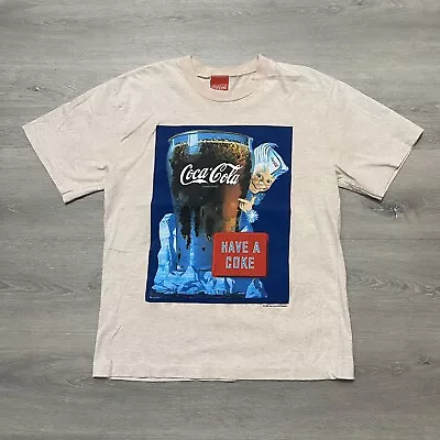 Buy Vintage Coca Cola T-Shirt Size Medium RARE Sprite Boy Design Graphic 1995 Coke • 41.15£