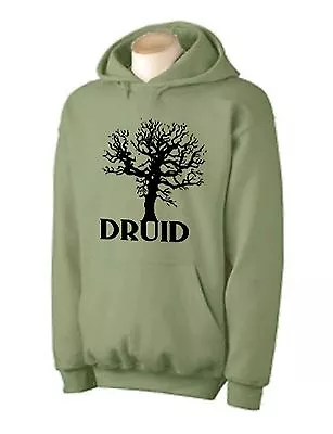 Buy DRUID HOODY - Pagan Wicca Witchcraft T-Shirt - Choice Of Colours, Sizes S-XXL • 25.95£