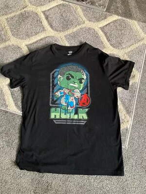 Buy Funo Pop Marvel Hulk Avengers Endgame T-shirt Size Large • 6.99£