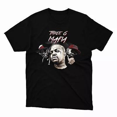 Buy Three Six Mafia T Shirt Rapper  Rap Hip Hop 3 6 Tshirt  Black • 9.99£