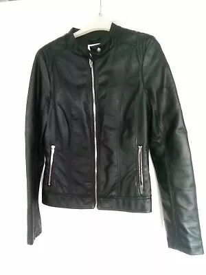 Buy Womens Black Biker Jacket • 30£