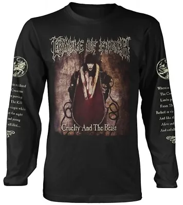 Buy Cradle Of Filth Cruelty And The Beast Long Sleeve Shirt OFFICIAL • 30.39£