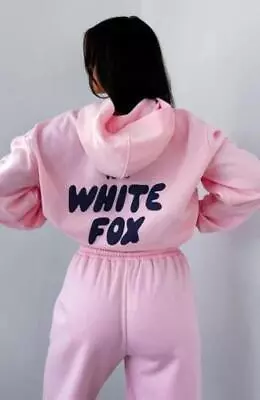 Buy 2PCS White Fox Boutique Hoodie Sweatshirt Pullover Hoodies Ladies Tracksuit UK 5 • 20.99£
