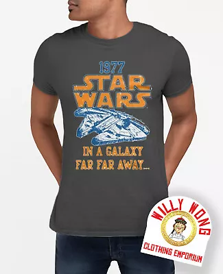 Buy Star Wars T-Shirt Movie Retro 1977 Classic Original Sci Fi Dark Side Rebel Tee • 11.93£