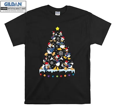 Buy Donald Duck Disney Christmas T-shirt Gift Hoodie T Shirt Men Women Unisex 6877 • 12.95£