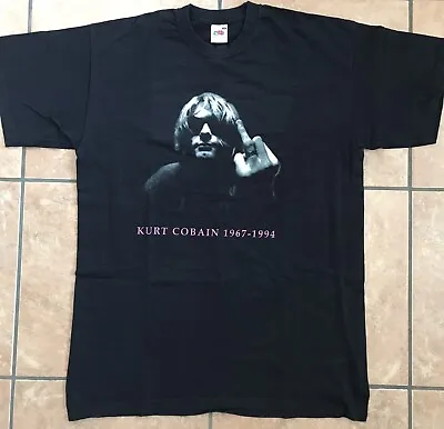 Buy Nirvana - Kurt Cobain Vintage T Shirt Medium • 14.99£