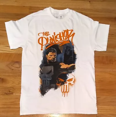 Buy Marvel The Punisher White T-shirt, Fanatics, Medium, New, Never Worn, No Tags • 18.94£