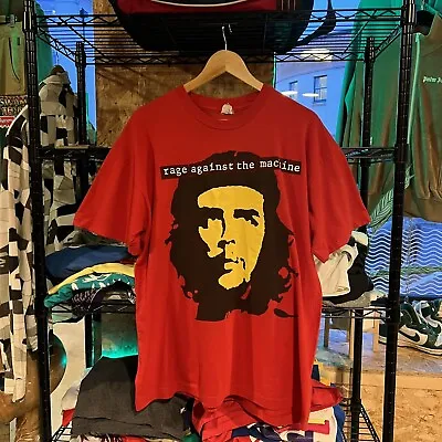 Buy Vintage Rage Against The Machine Che Guevara T-Shirt 1990s Screen Stars XL Red  • 499.99£