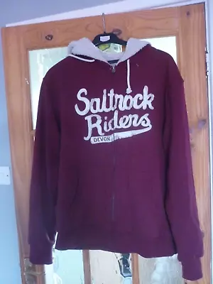 Buy Saltrock Surf Company 1988 Thick Warm Hoodie Sweatshirt ZIPPED Size Men’s LARGE • 39.99£