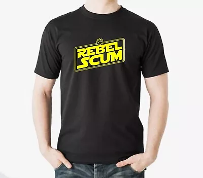 Buy Rebel Scum Star Wars Jedi Rogue One Design T-shirt UK L  • 14.49£