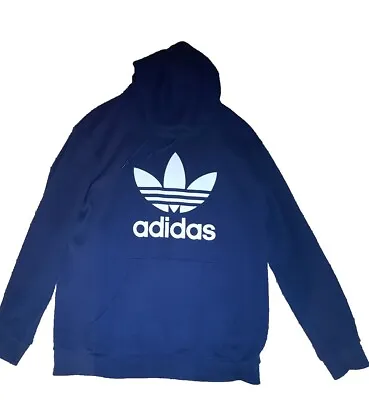 Buy Adidas Men's Trefoil Fleece Hoodie Hooded Sweatshirt • 13£