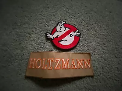 Buy 2 Ghost Busters Sew On Badges 1 Logo, 1 Holtzmann Name Tag • 2£