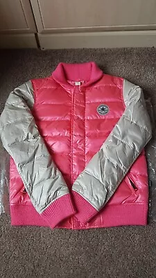 Buy Converse Original Padded Down Baseball Womens  Jacket Size M. • 24.99£