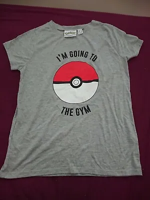 Buy I'm Going To The Gym | Pokemon Tshirt | Size 8 | Nintendo | Pokeball • 10£