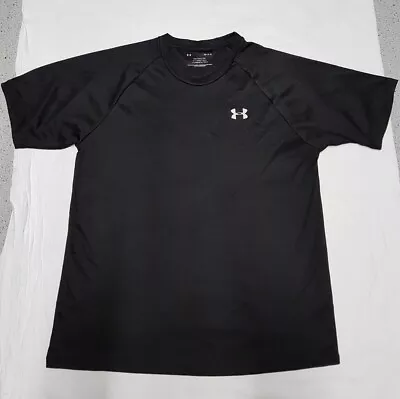 Buy Mens Under Armour Black T.shirt Large. THE TECH TEE Active Wear • 12.95£